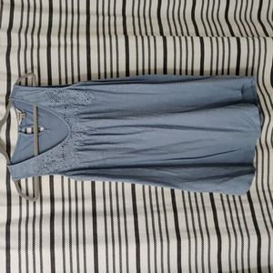 Lucky Brand mini baby blue dress M